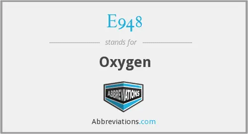 E948 Oxygen