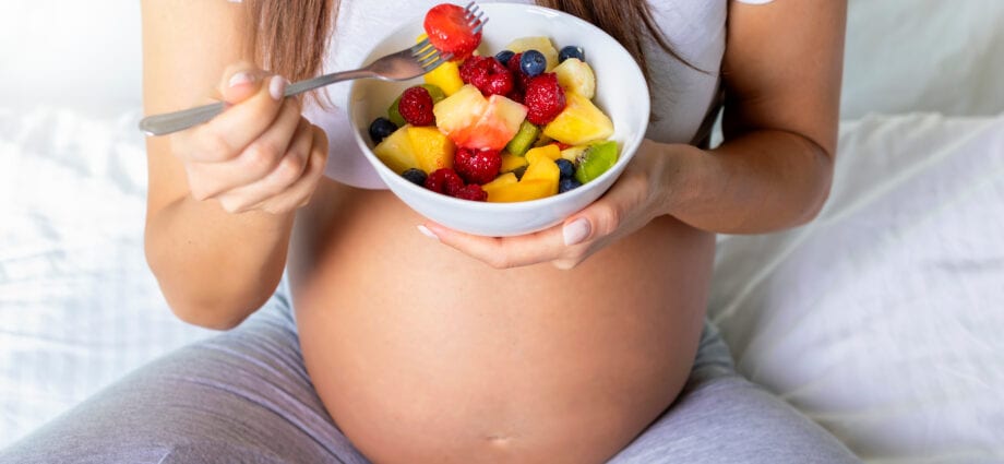 Eet vroeg in die swangerskap