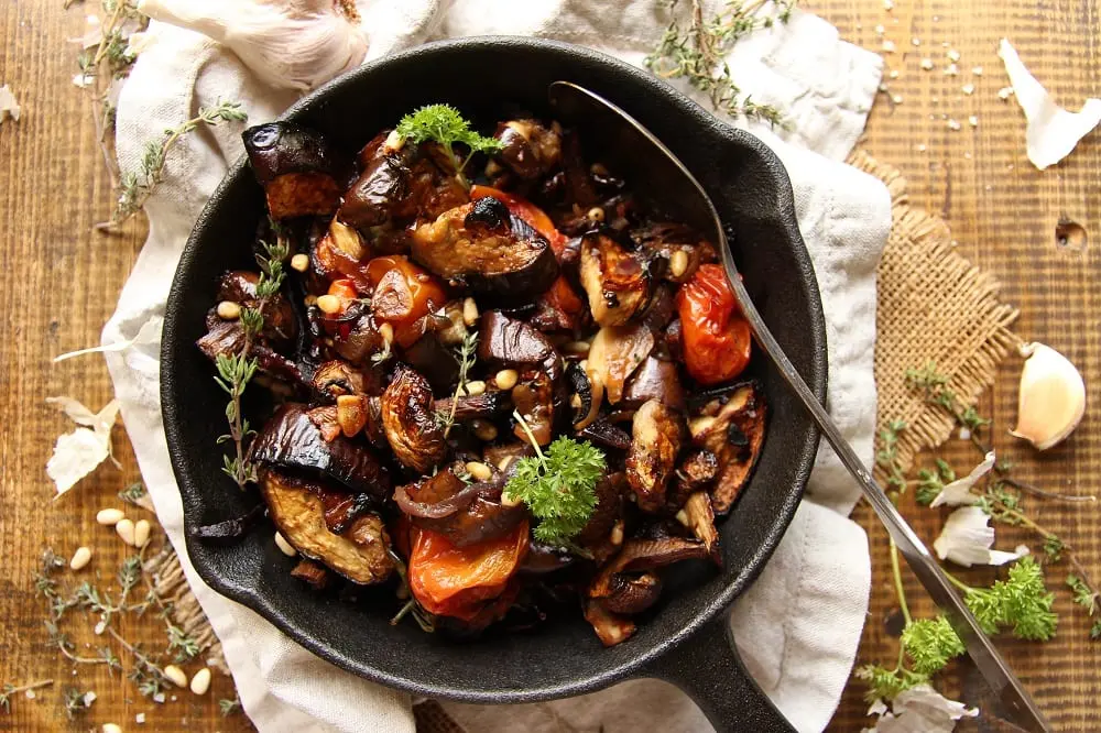 Eggplant for mushrooms