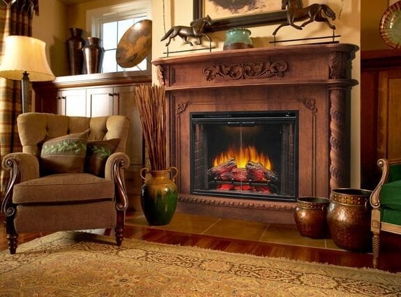 Electric fireplace ALEX BAUMAN – a great gift for the holiday!