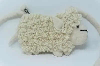 Gift for a girl &#8211; Sheep, felt bag