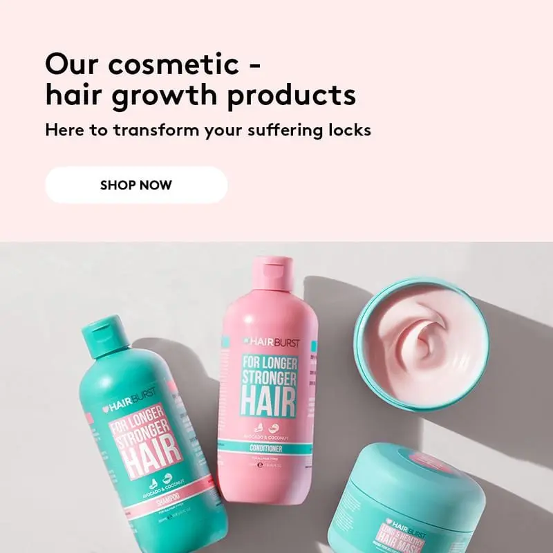 Healthy hair-selection of beauty products