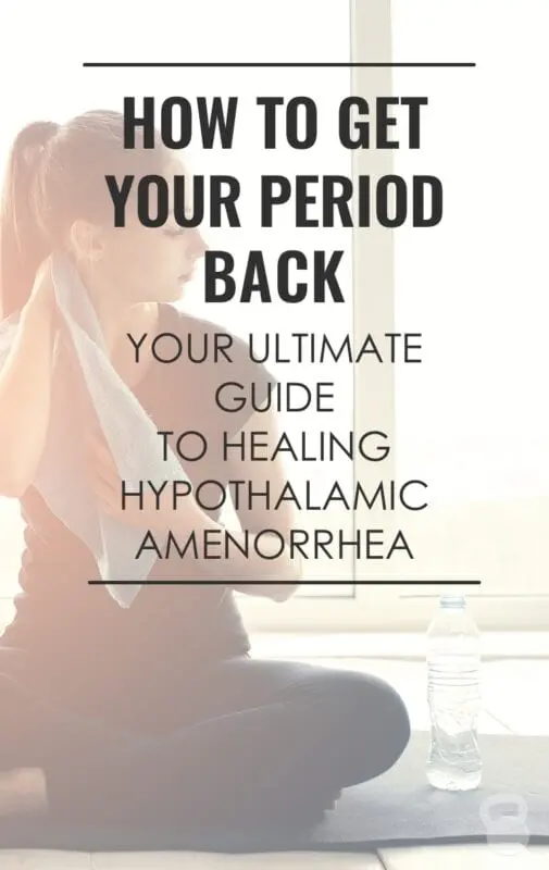 How do I get my monthly period back if it disappeared during weight loss?