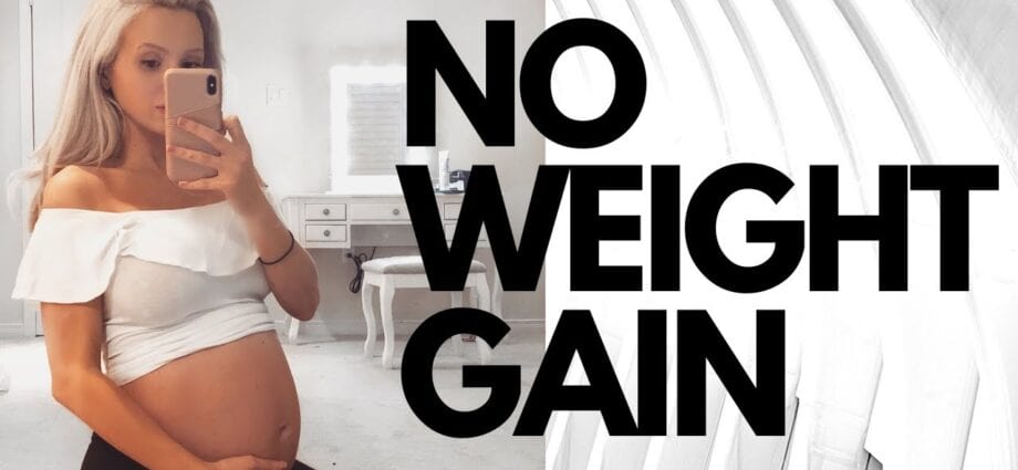 How not to gain weight during pregnancy