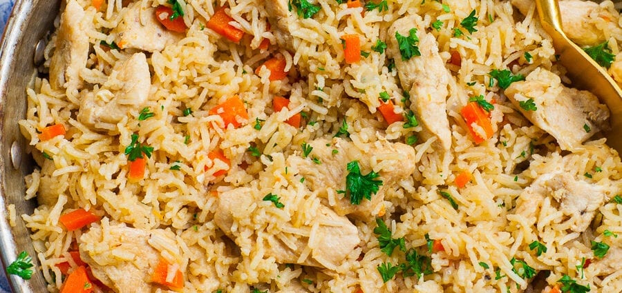 How to cook chicken pilaf