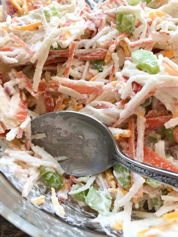 How to make crab stick salad