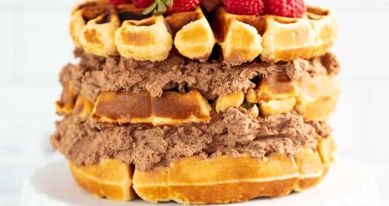 How to make waffle cake