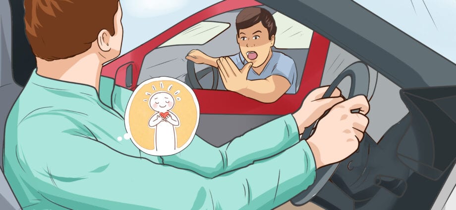 How to relieve muscle tension while driving.