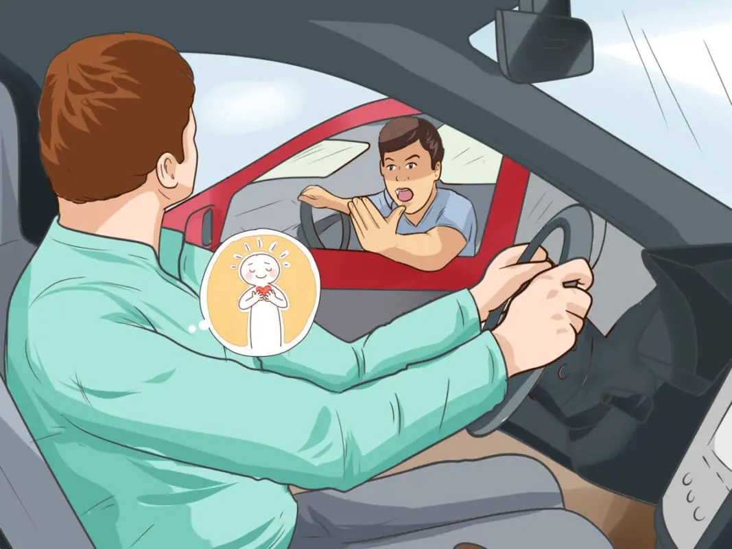 How to relieve muscle tension while driving.