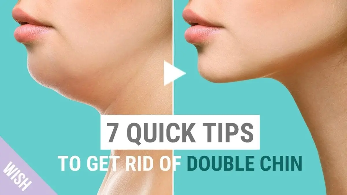 How to remove the second chin?
