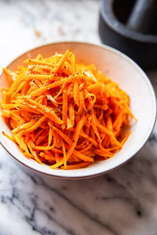 Korean carrot salad