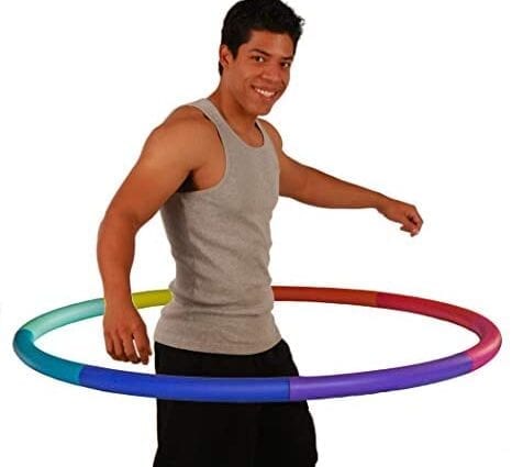 Pelajaran di rumah: Hula-hoop untuk menurunkan berat badan dengan ulasan