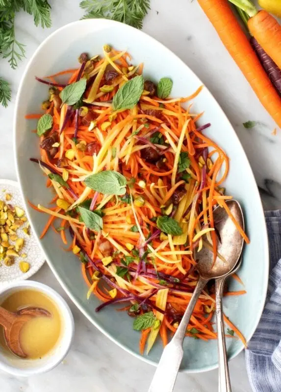 Loba and carrot salad