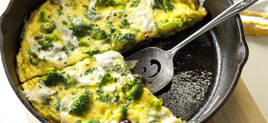 Omeleta s brokolicí