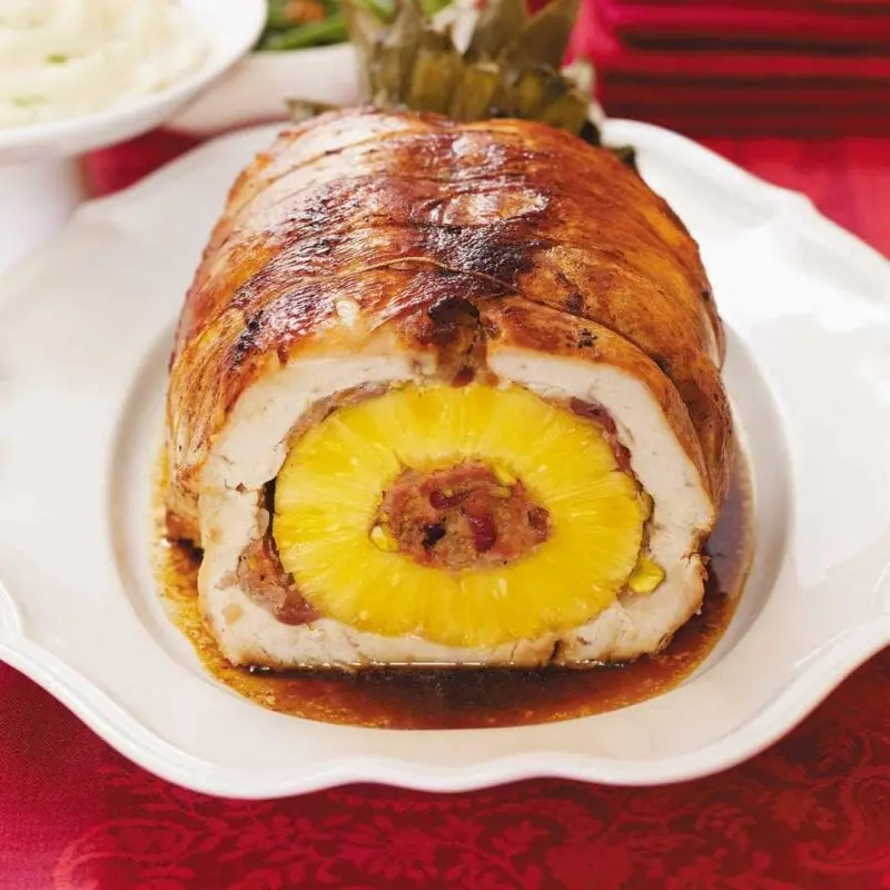 PP turkey with pineapples
