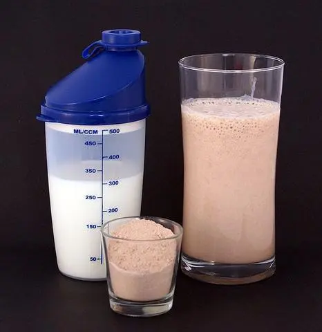 Protein in milk or water?