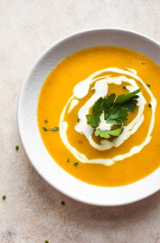 Pumpkin soup puree