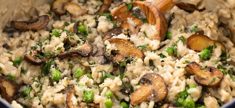 Risotto with mushrooms