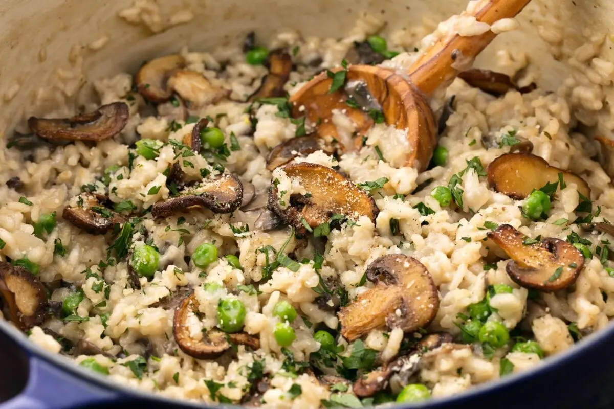 Risotto with mushrooms