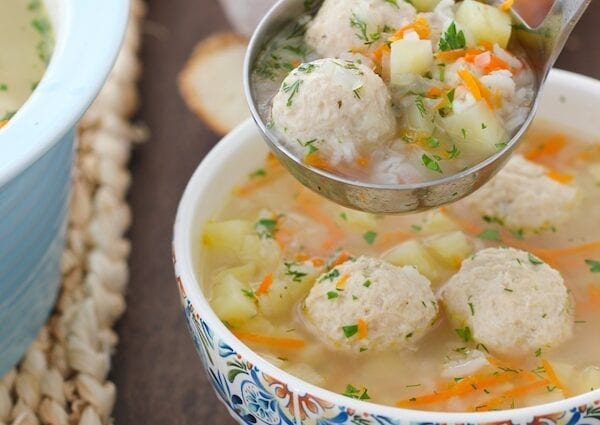 Soup with meatballs. Tanyusha A