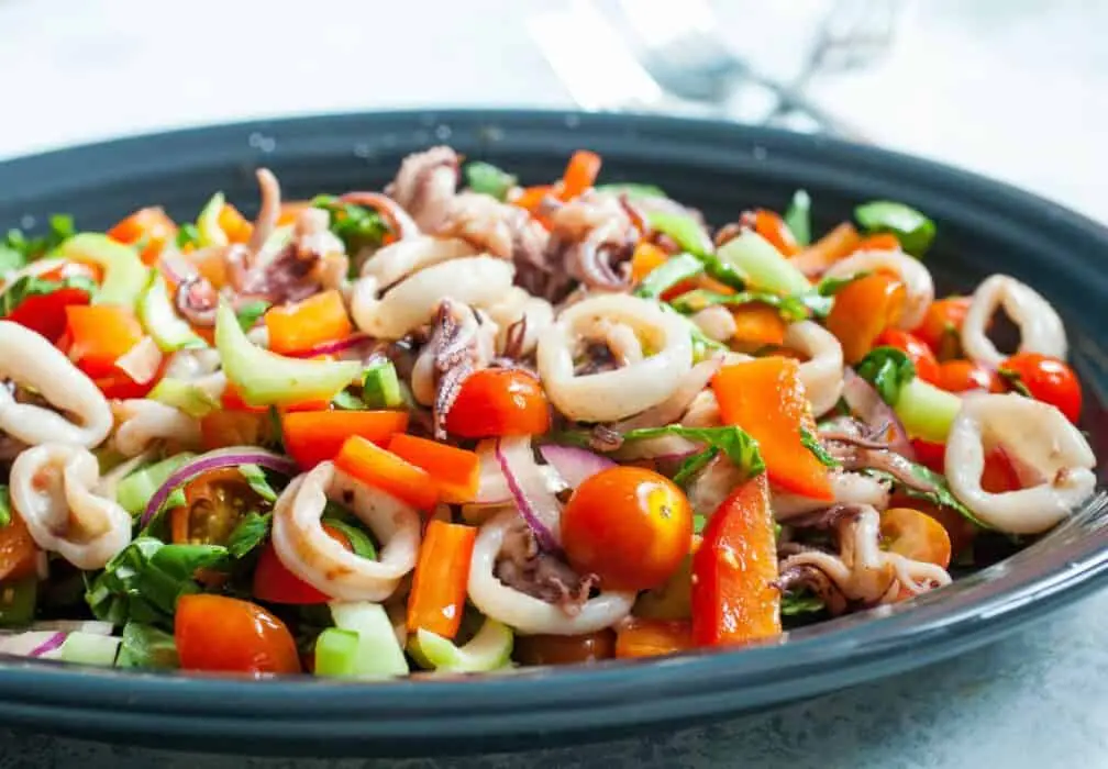 Squid salad