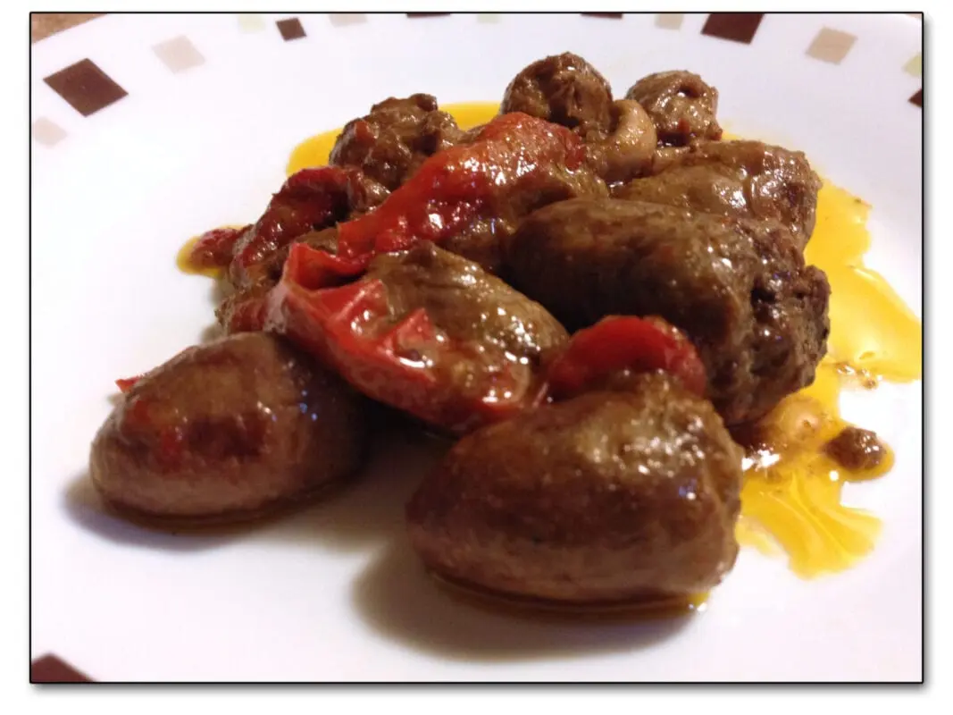 Stewed hearts