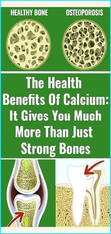 Strong bones are the merit of calcium!