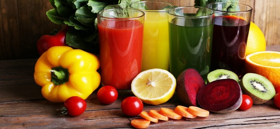 The benefits of natural juices