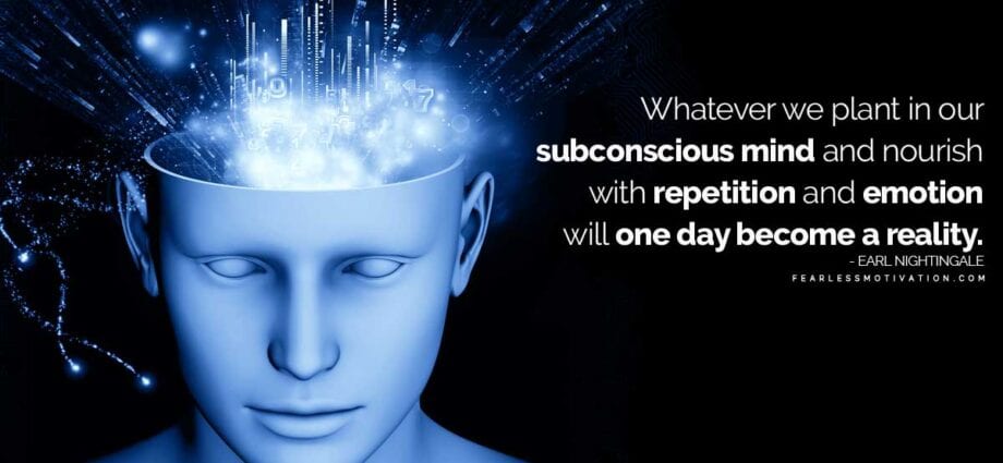 The subconscious mind and its effect on motivation