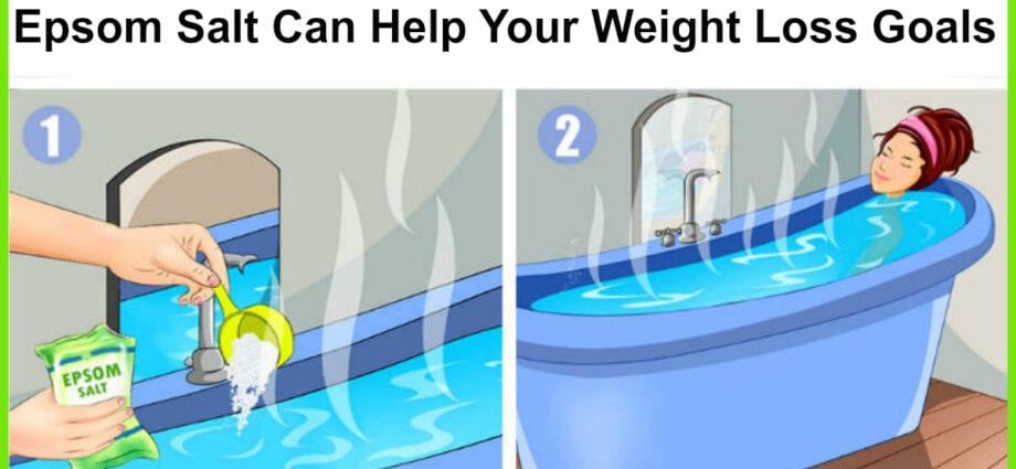 استخدام ملح الاستحمام في إنقاص الوزن