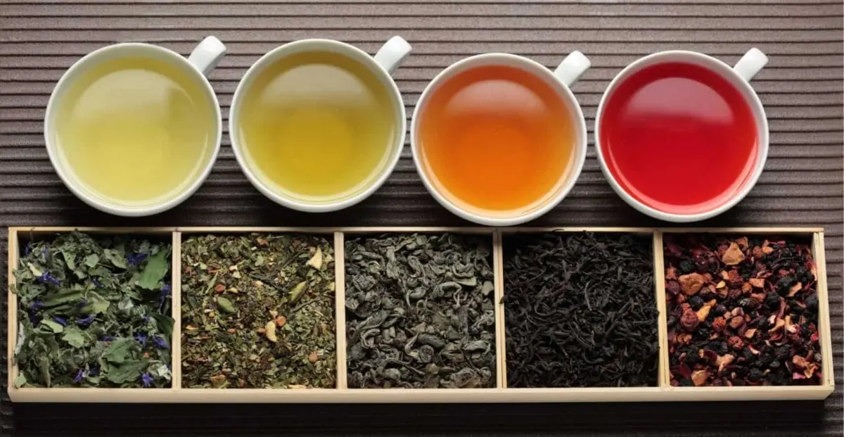 Variety of teas