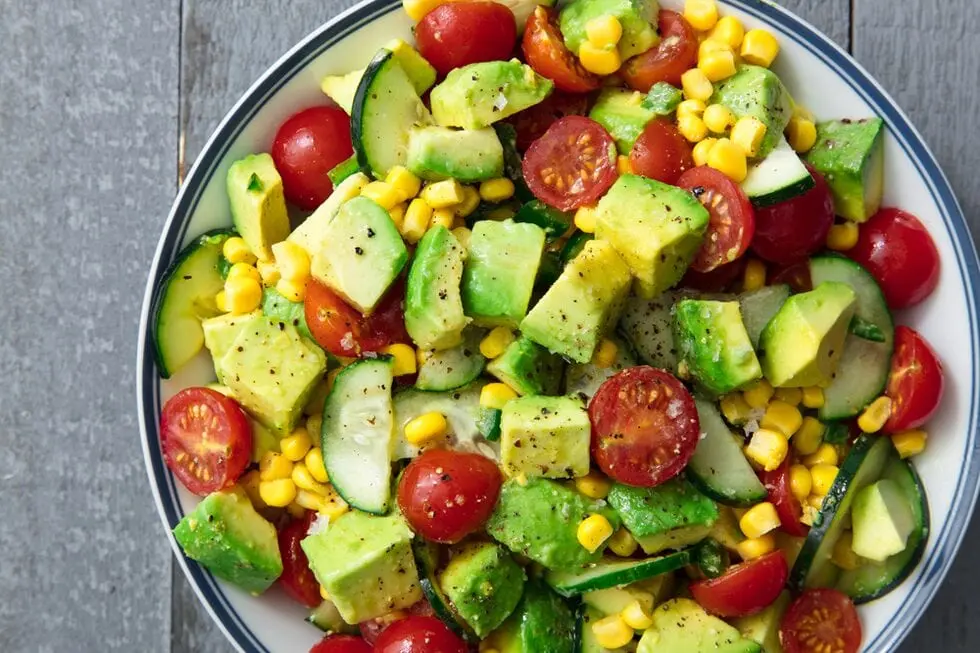 Vegetable salad(with avocado)