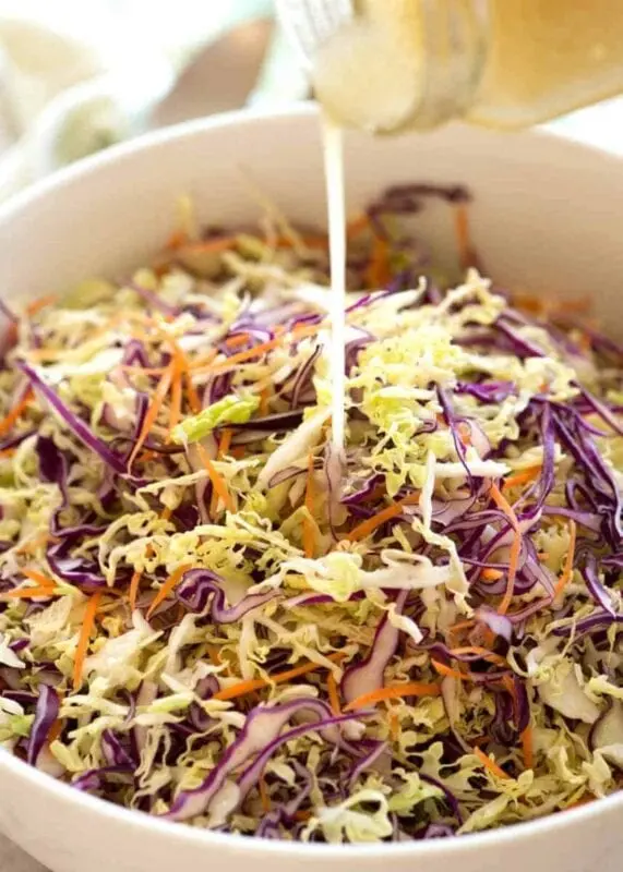 Vinaigrette with cabbage