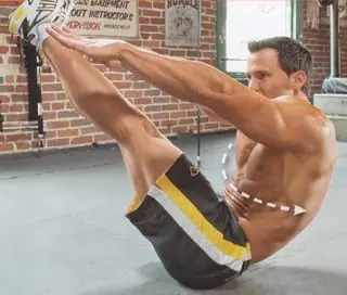 We train hardy powerful abs