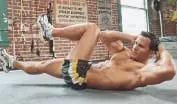 We train hardy powerful abs