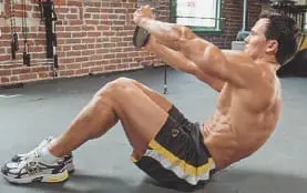 We train hardy powerful abs