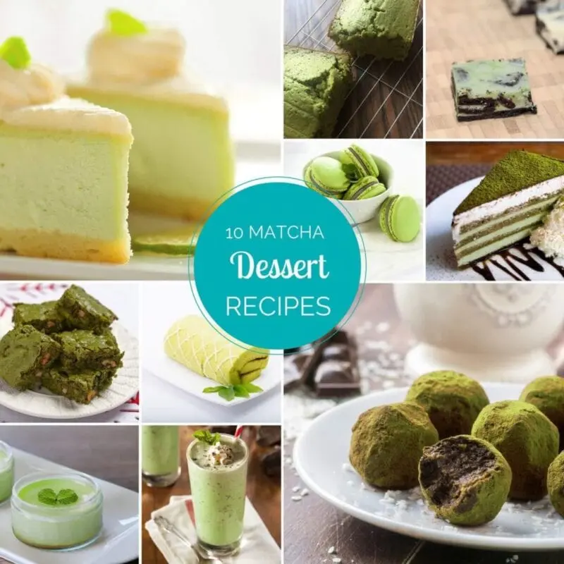 What desserts to cook with matcha tea