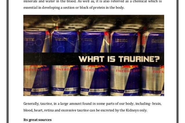 What is Taurine?