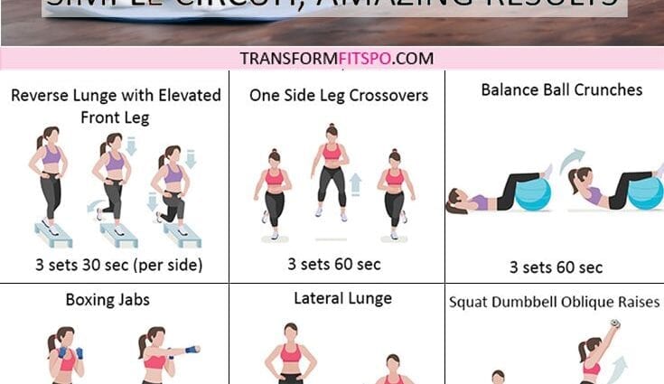 Workout at home: 2 circuit workouts for women