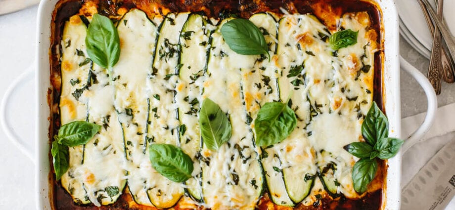 Zucchini lasagna