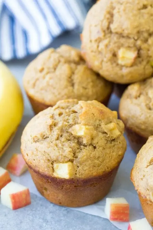 Banana apple cupcake