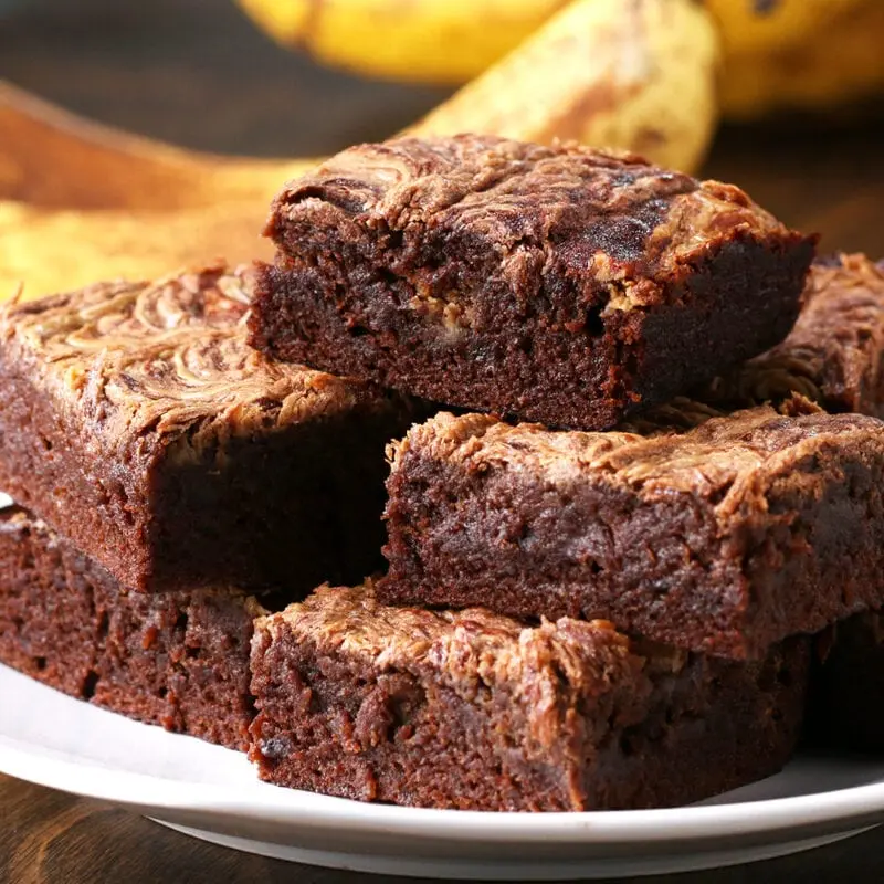 Banana brownie