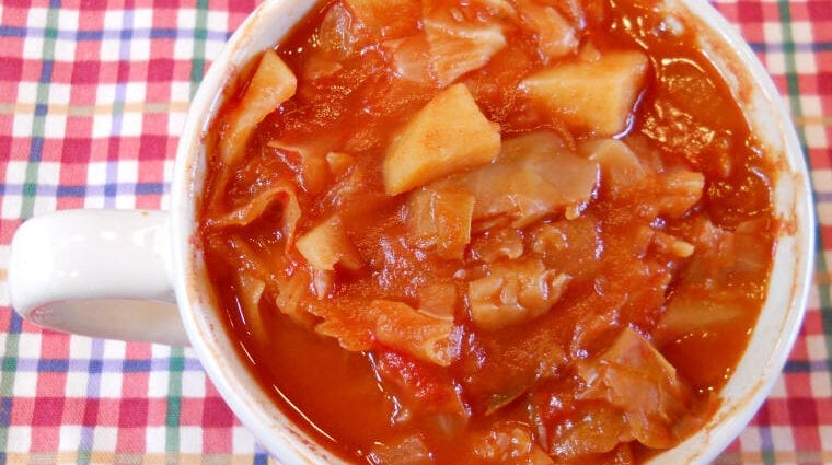 Cabbage soup with sauerkraut . Tanyusha A