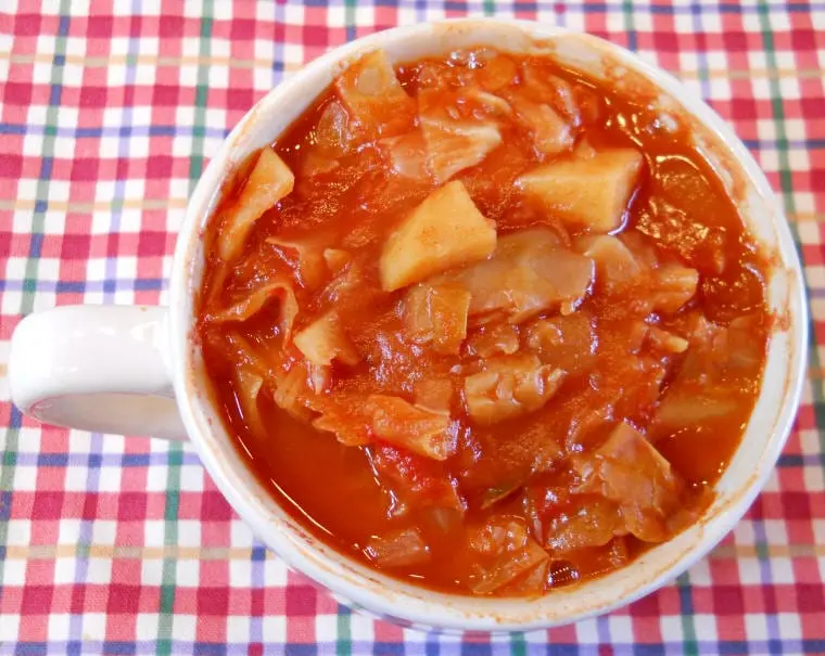 Cabbage soup with sauerkraut . Tanyusha A