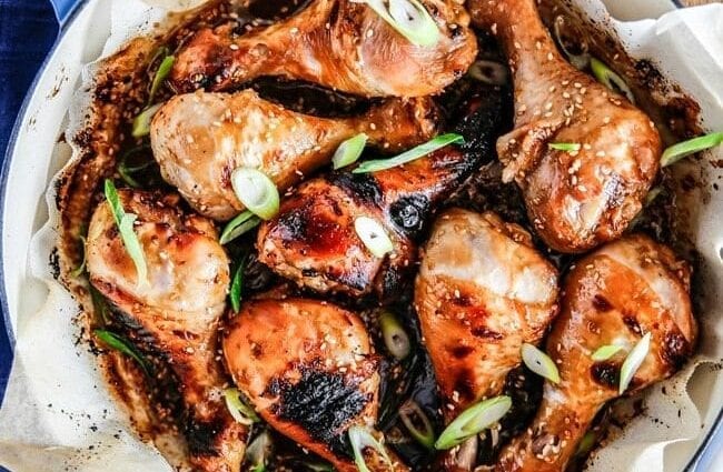 Chicken legs in soy sauce