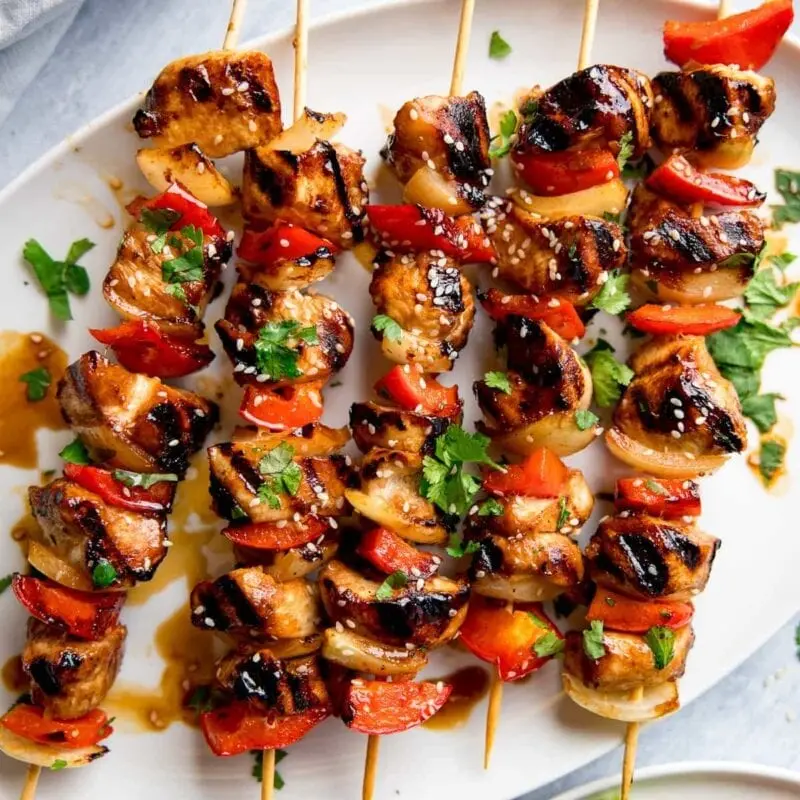 Chicken skewers