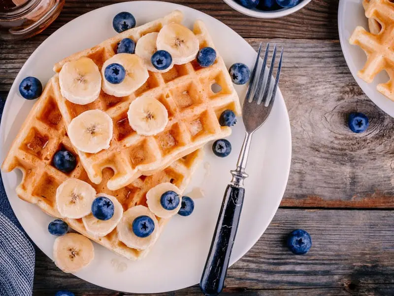 Cottage cheese waffles