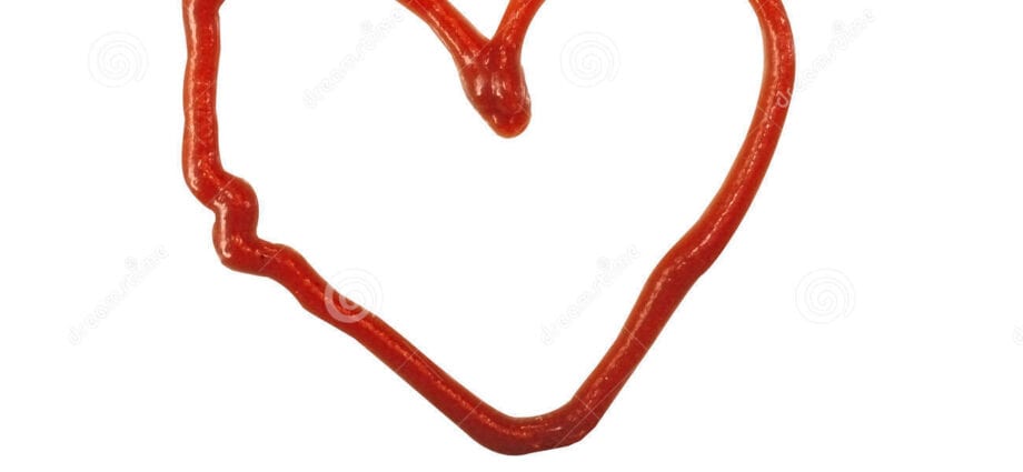 Hearts in tomato paste