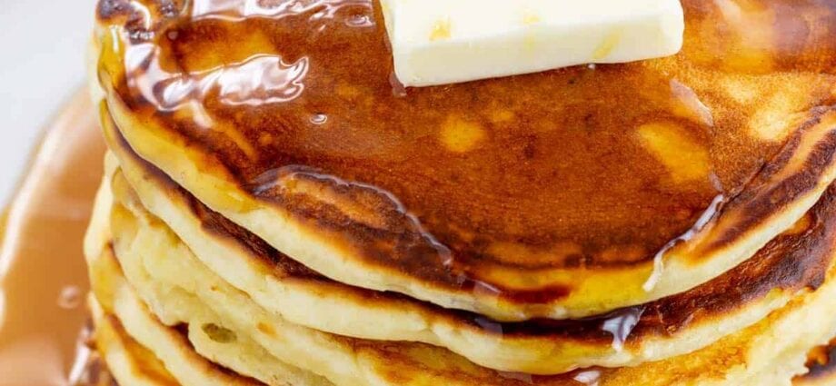 Homemade pancakes