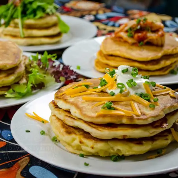 Lean salty pancakes